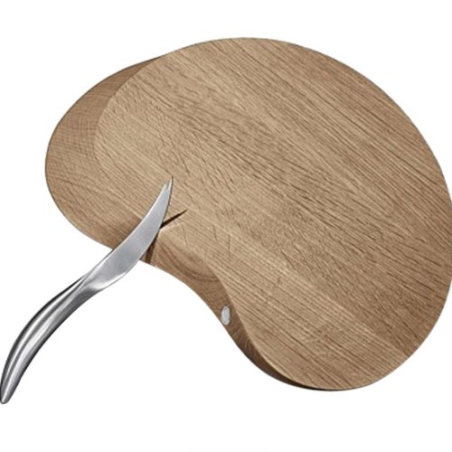Georg Jensen Forma Serving Board Cheese Board All Round Cheese Knife